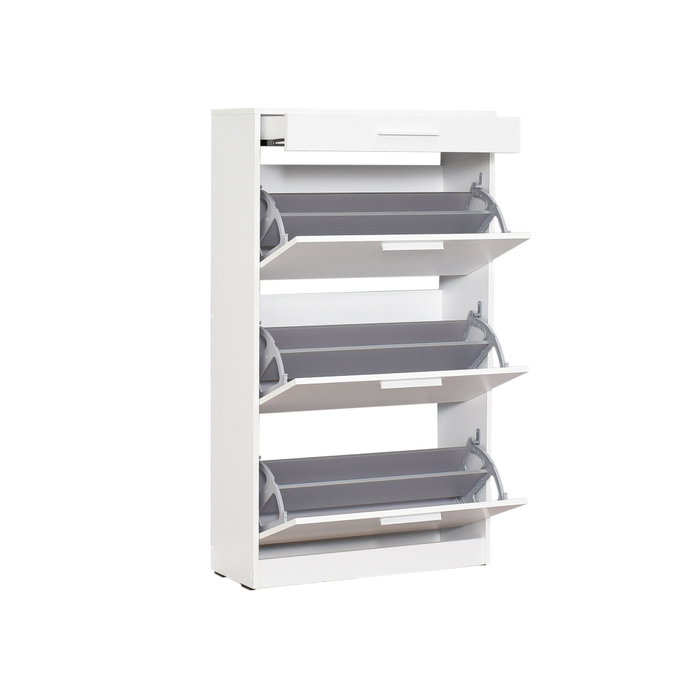 Hanah Home Zapatero Shc-431-Dd-1 Blanco y Diamante Hanah Home Zapatero Shc-431-Dd-1 Blanco y Diamante